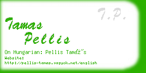 tamas pellis business card